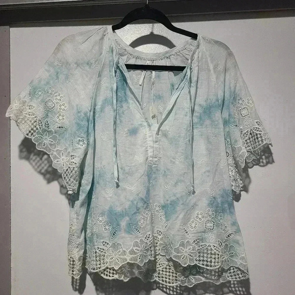 NWT Anthropologie Tie-Dye Blouse - Picture 2 of 2